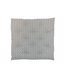 Fine Zigzag coussin de chaise taupe 40x40cm+5cm 