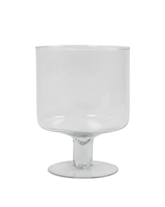 Yvonne Hurricane Vase sur pied h19 d14