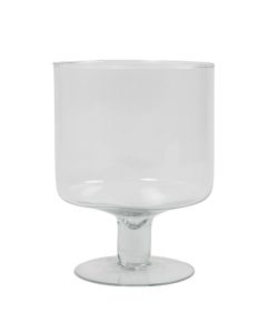 Yvonne Hurricane Vase On Foot h24 d19 