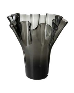 Tissue Vase Solid Grau h40 d29 sc  