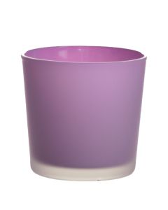 Conner Planter Glass matt african violet H9 D10
