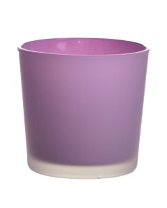 Conner Cache-Pot Glass matt african violet H11 D11,5 