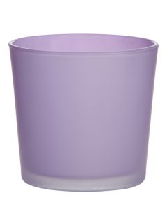 Conner Cache-Pot Glass matt african violet H11 D11,5 