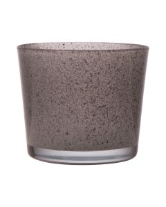 Conner Blumentopf Glas Granite grau h19 d19 