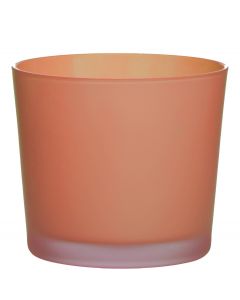 Conner Planter Glass matt Aprikose orange h12,5 d14,5 