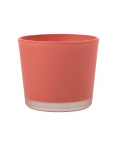 Conner Bloempot glas mat abrikoos h12,5 d14,5 
