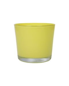 Conner Planter Glass regular lemon yellow h11 d11,5