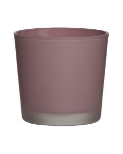 Conner Matt Bloempot glas antiek roze h9 d10 