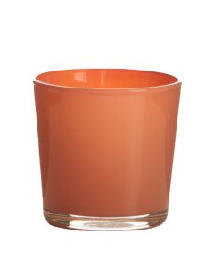 Conner Planter Glass regular abricot orange h11 d11,5 