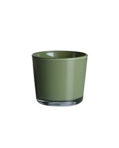 Conner Regular Planter Glass turtle green h19 d19