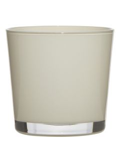Conner Regular Blumentopf Glas cremefarben h11 d11,5 