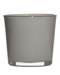 Conner Regular Planter Glass mouse grey h11 d11,5 