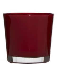 Conner Regular Bloempot glas rood h11 d11,5 