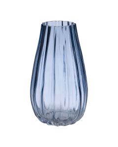 Silvio Vase bleu h25 d14,5 
