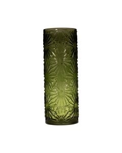 Floral Cylinder green h42 d15 