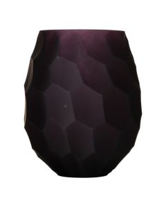 Jackson Vase chestnut purple h26 d22cm