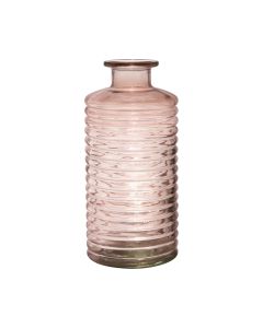 Line Vase bouteille rose h31 d14,5 