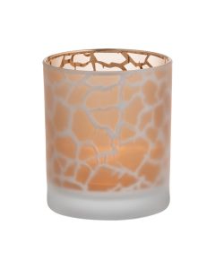 Giraffe Matt Tealightholder gold h12,5 d10