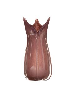 Vase Delorea soufflé à la bouche violet h33,5 d16,5cm