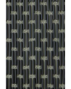Vliegengordijn Verspringend antraciet 100x232 cm