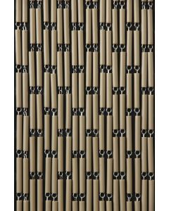 Vliegengordijn Verspringend taupe 100x232 cm