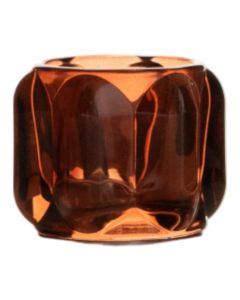 Tealightholder Vive heavy brown h6,5 d7,5