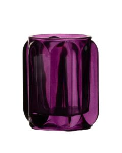 Tealightholder Vive heavy purple h9,5 d7,5