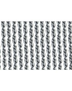 Alcampo Türvorhang Fliegenschutz Schwarz 90x230cm