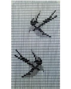 Doorcurtain Havana Swallow 100 cm x 230 cm