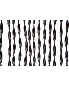Pvc Rideau anti-mouches noir 93x210cm 