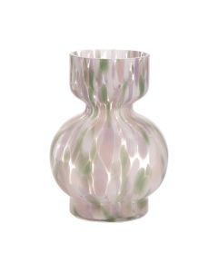 Leopard Donna Vase lilac/mint h20 d16 