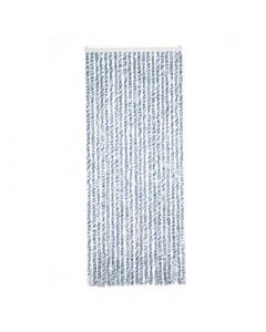Chenille Wohnwagen Türvorhang Blau/Graumulti 56x180cm