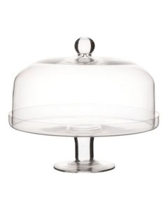 Cakestand with Cover clear h26 d25