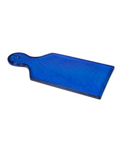 Hammered Glass Servingboard Blue H1 29x13 