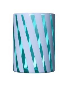 Tealightholder Bari Green H18 D14