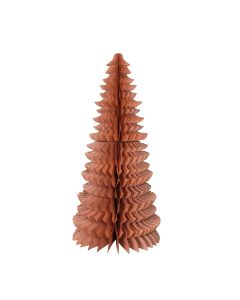 X Mas Tree Decorative paper ornament licht pink 160cm