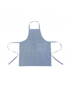 Chambray Schurze Blau 70x85cm