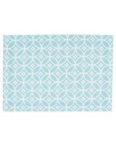 Crossed Circles Placemat nile blue 35x50cm 