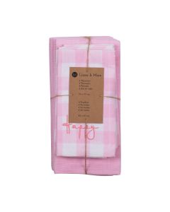 Ollie Ensemble de cuisine rose de fée 35x50/40x40cm (set of 8)