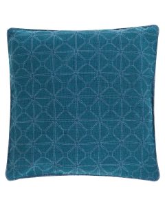 Graphic Stonewash Kissen Blau 50x50cm