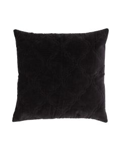 Moroccan Velvet kussen zwart 45x45cm 