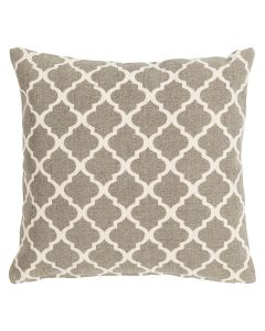 Moroccan Print kussen grijs 45x45cm 