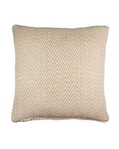 Zigzag Recycled Cushion khaki 45x45cm