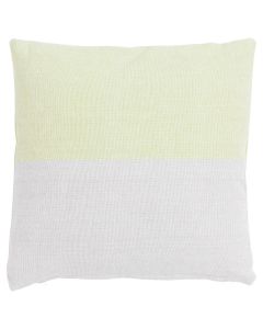 Duo Tone Kissen Beige Grün 45x45cm 