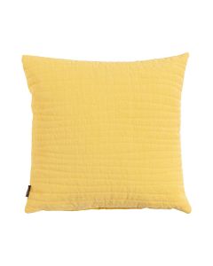 Uneven Stitching Kissen Gelb 45x45cm 