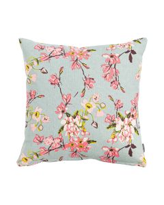 Blossom light blue Cushion 45 cm x 45 cm