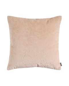 Rose Embroidery Kissen Beige 45x45cm 