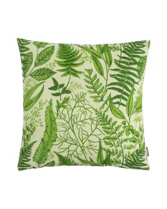 Fern Print Cushion green 45x45cm 