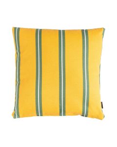Printed Stripes Kissen Gelb Grün 45x45cm