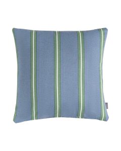 Printed Stripes coussin bleu vert 45x45cm 